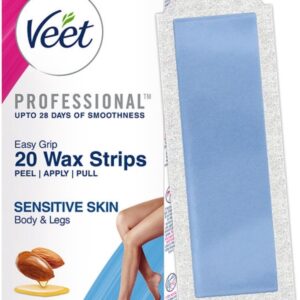 Veet Professional waxing Strips Kit For Sensitive skin 20pcs